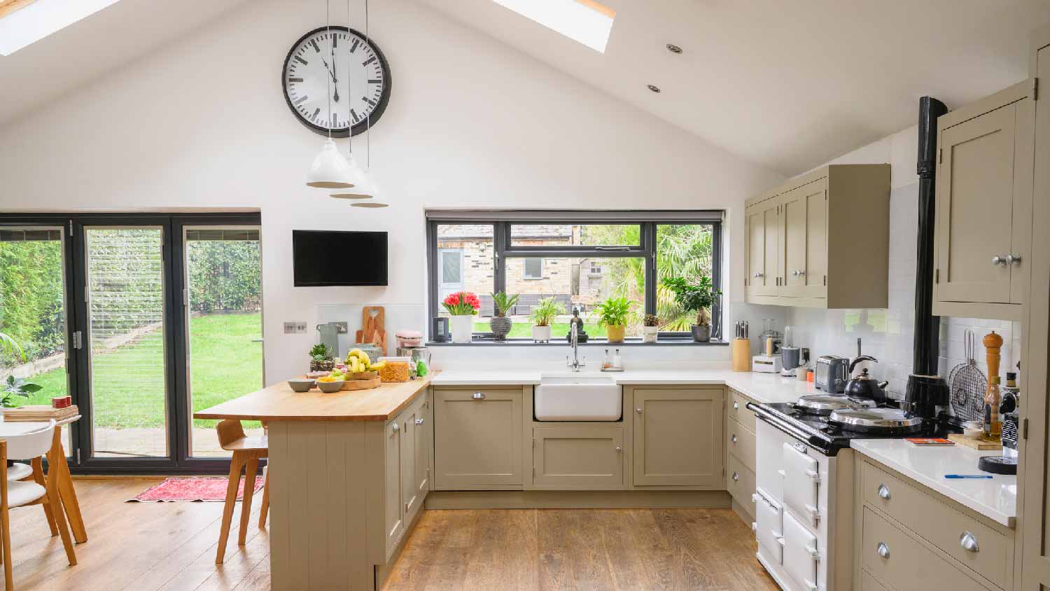 A bright and spacious kitchen