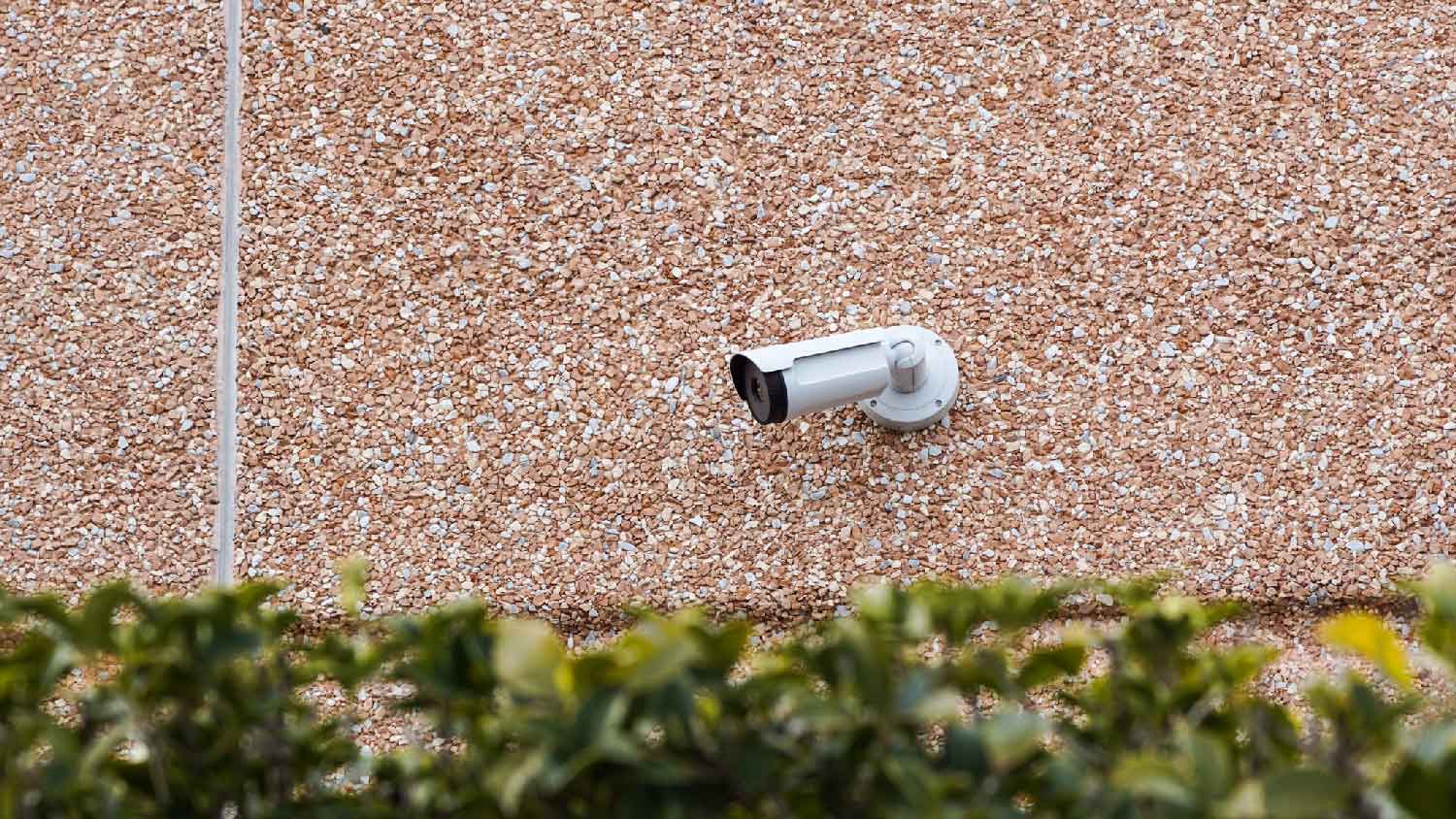 A bullet security camera