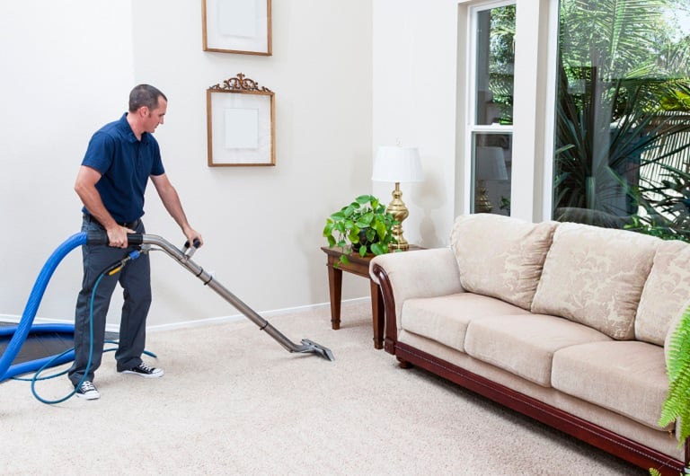 Carpet steam cleaning
