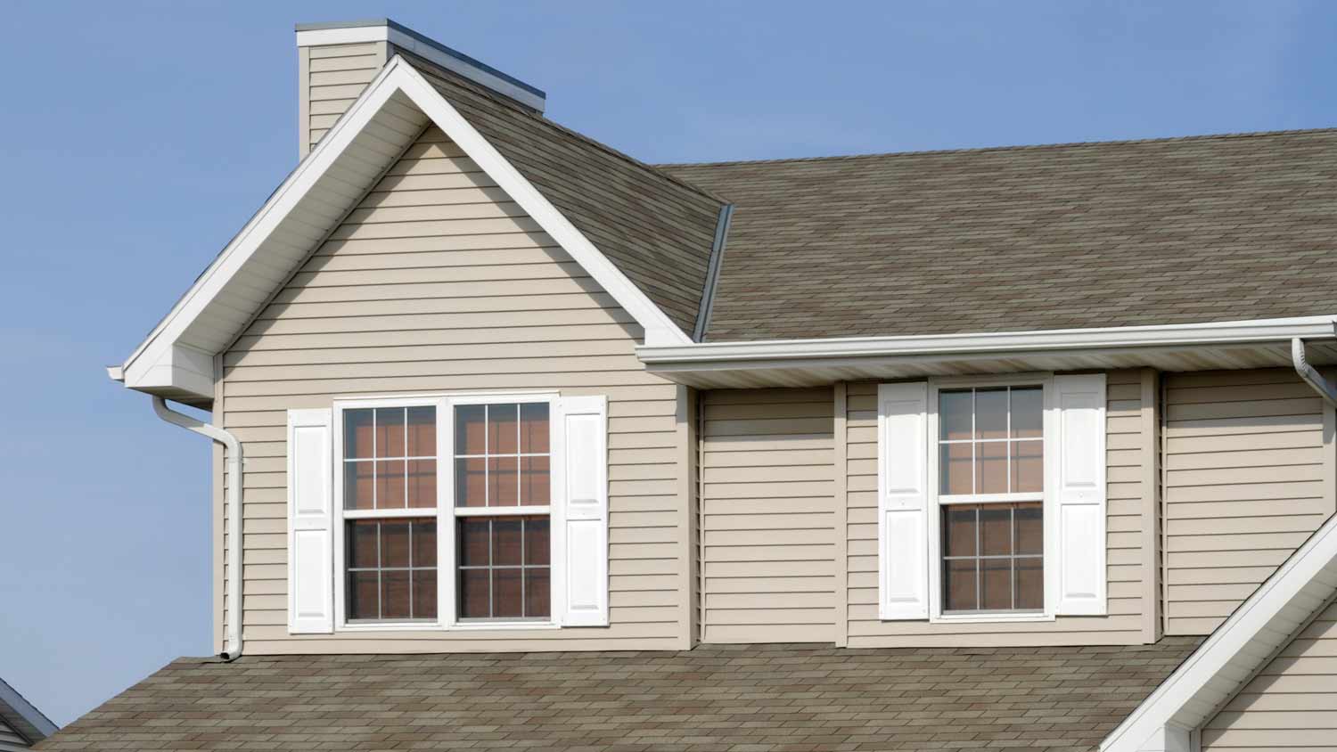 chenille colored siding house