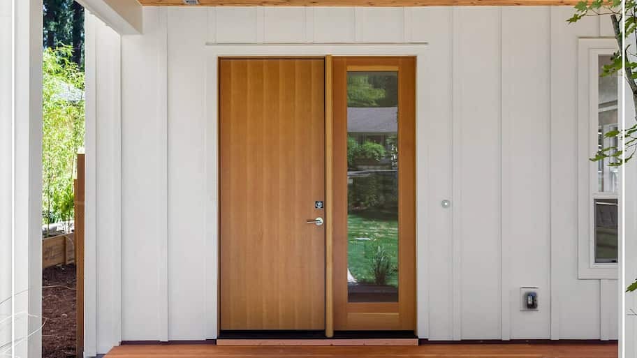 chestnut front door