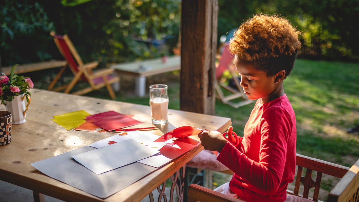 child’s art as decor