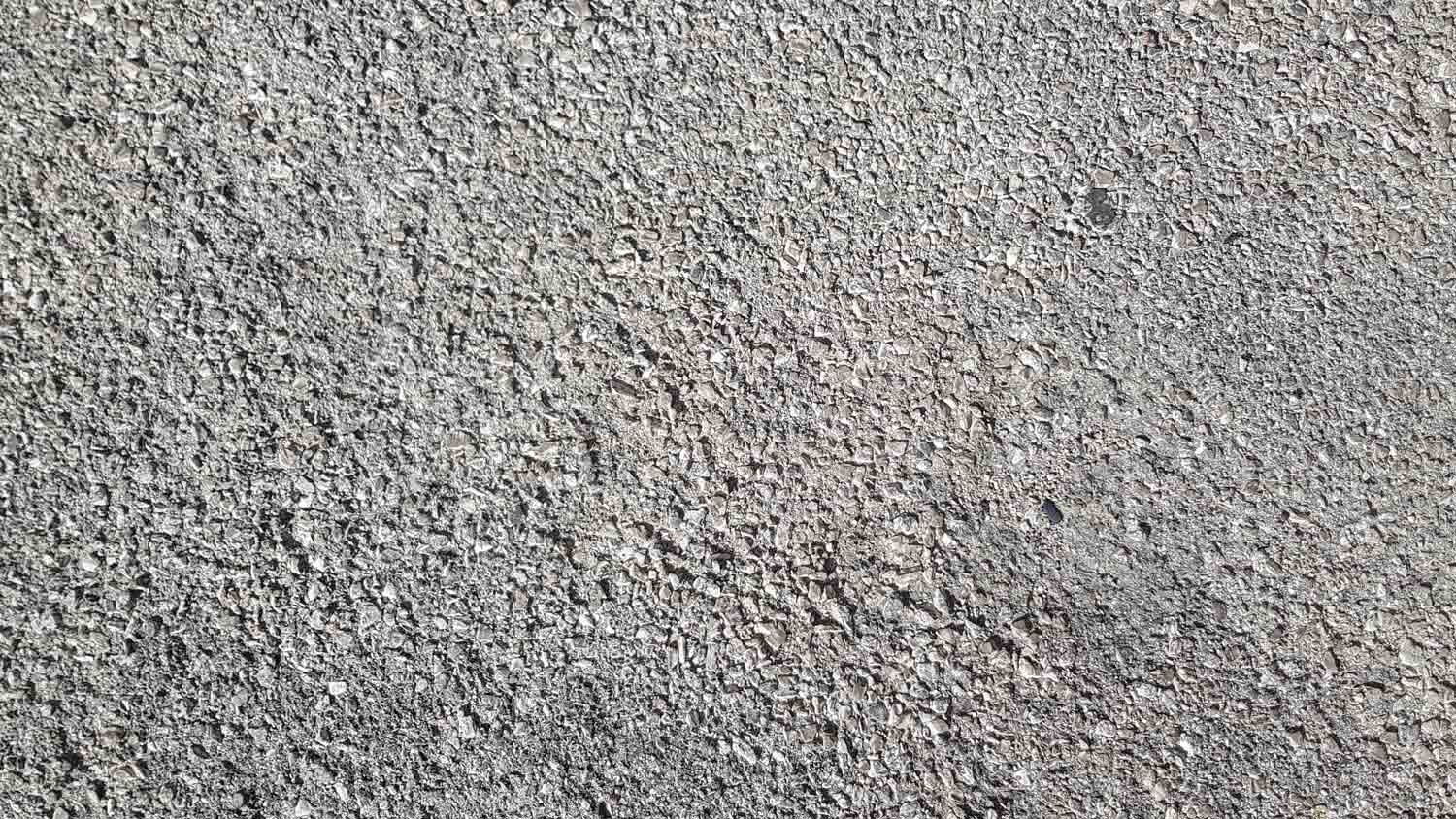 close up of pervious concrete