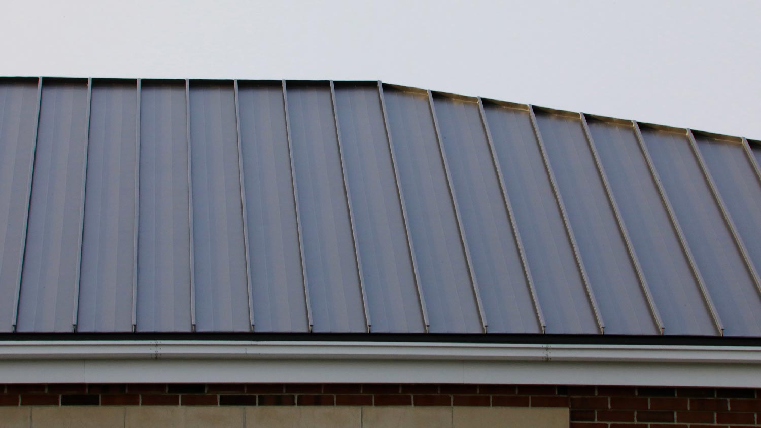 Close-up of a metal roof