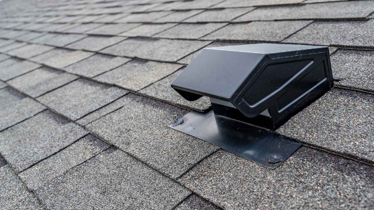 Close-up of a roof vent