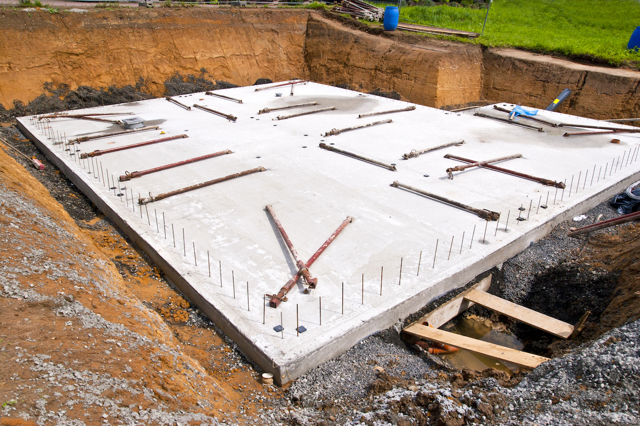 concrete slab house foundation