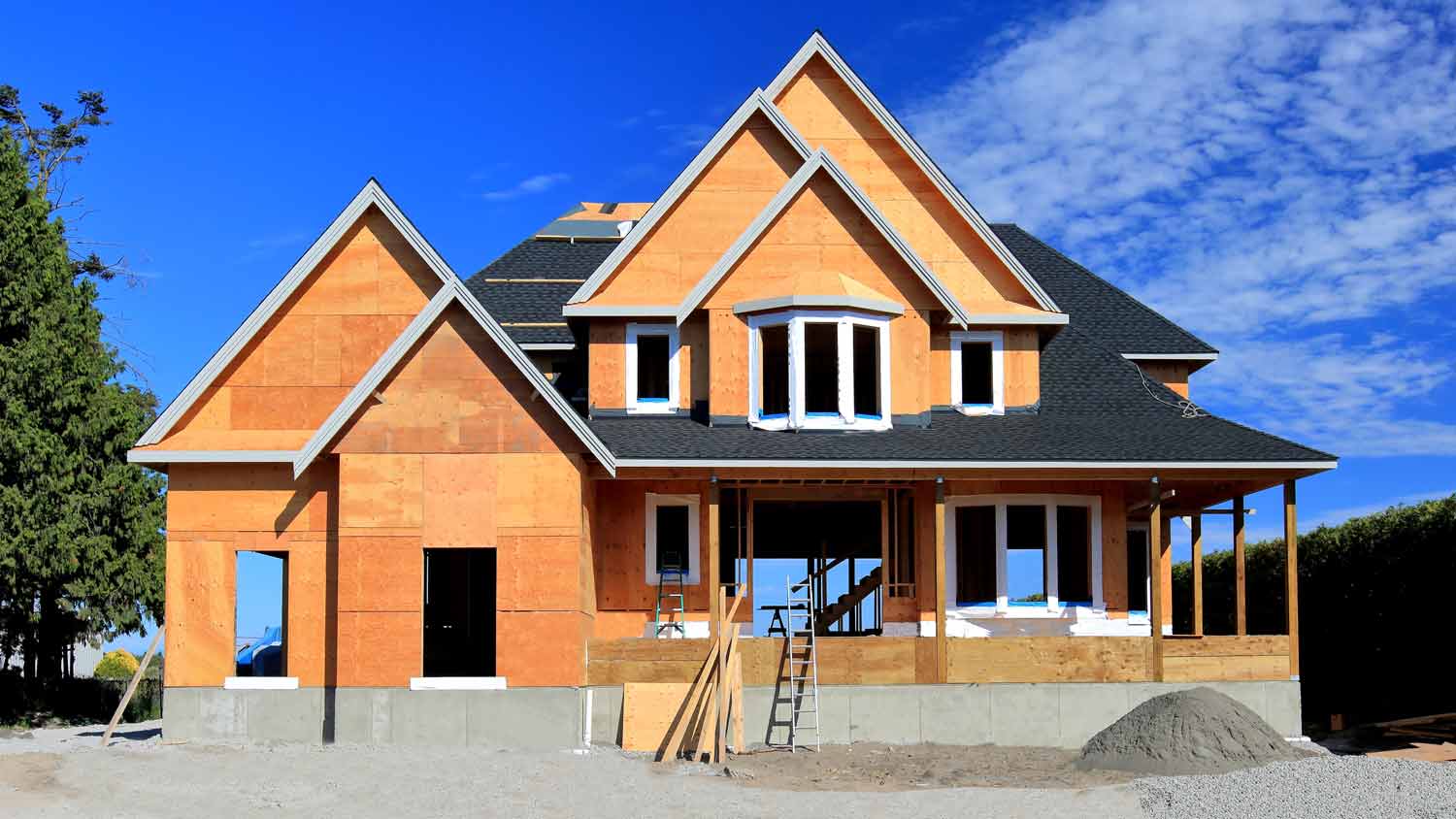 construction of a new house