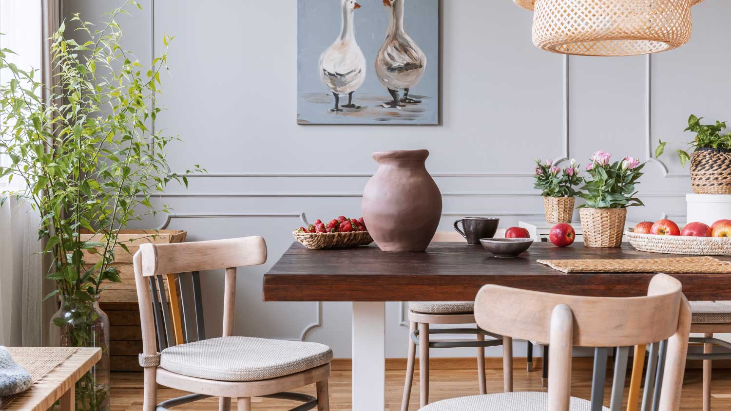 country style dining room