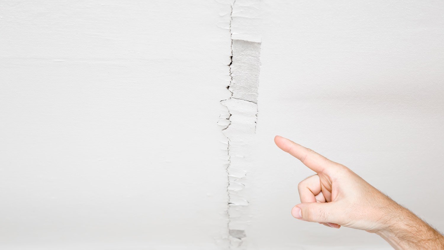 cracked drywall