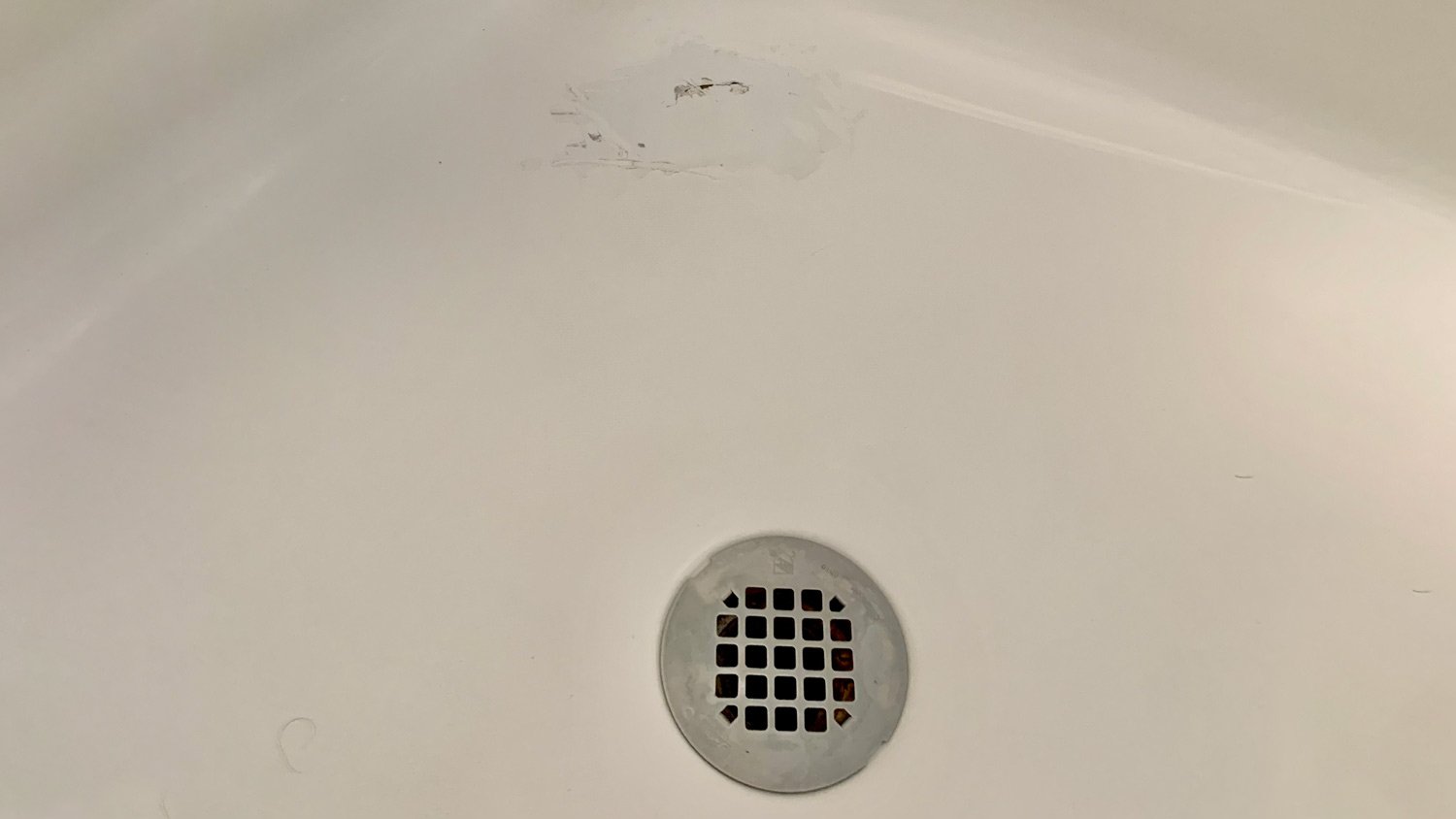cracked shower base