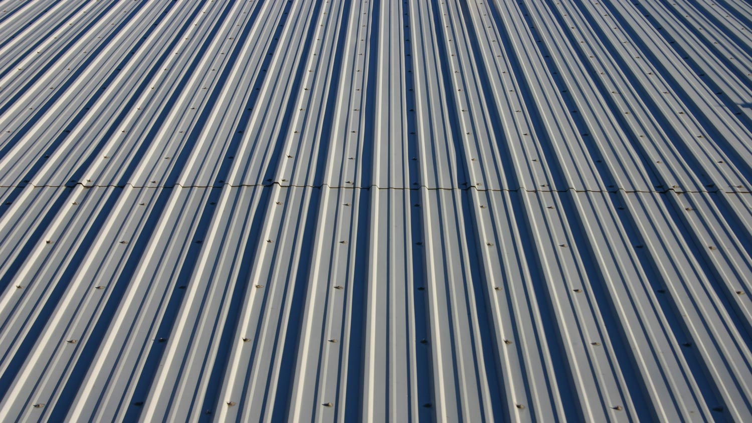 Detail of metal roof