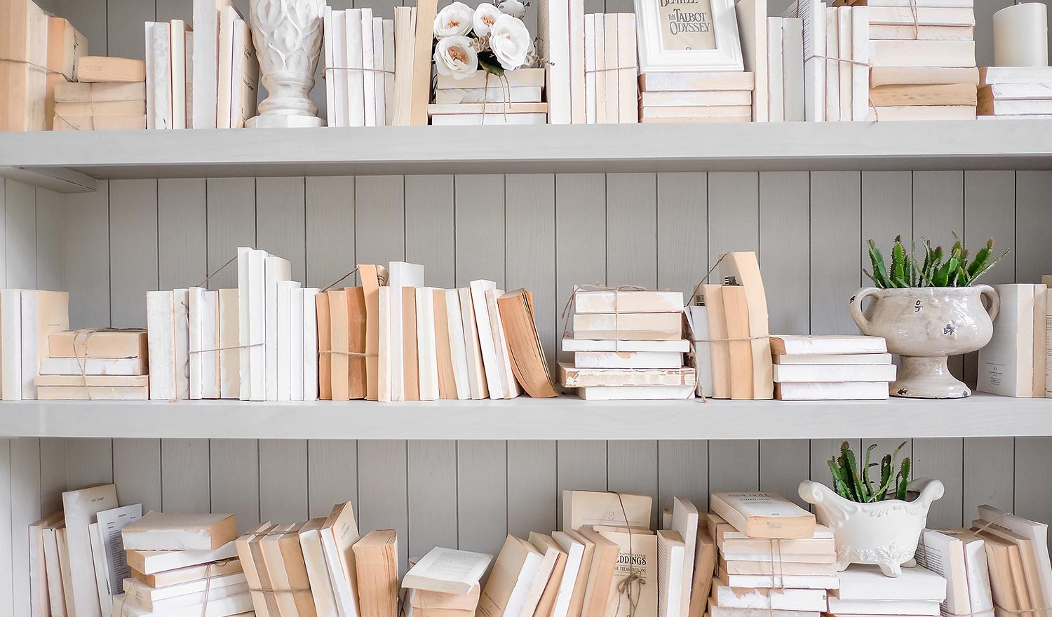 Vintage reading room with old books.