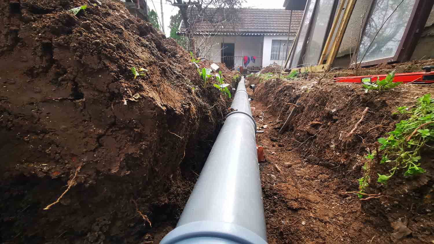 drainage system piping