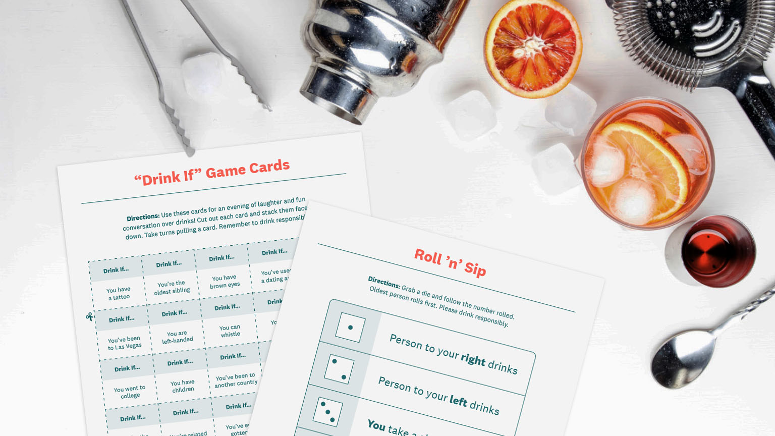 drinking game printable cards graphic