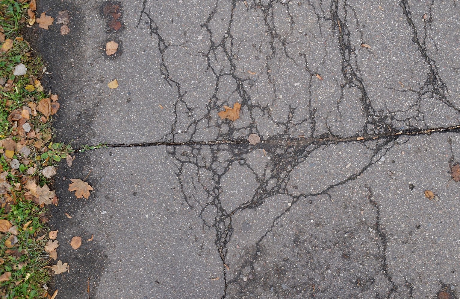 cracks in driveway