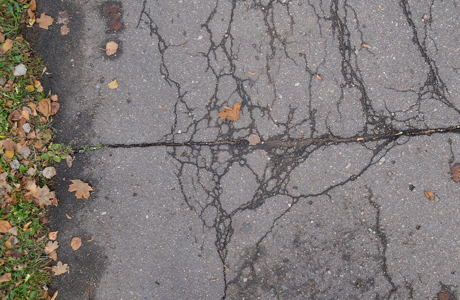 cracks in driveway 