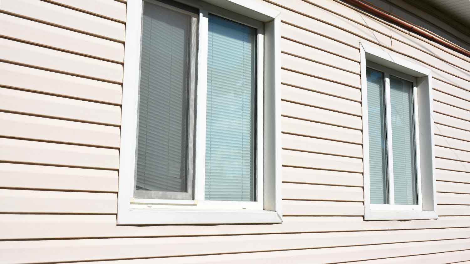 Dutch lap siding installed on the house