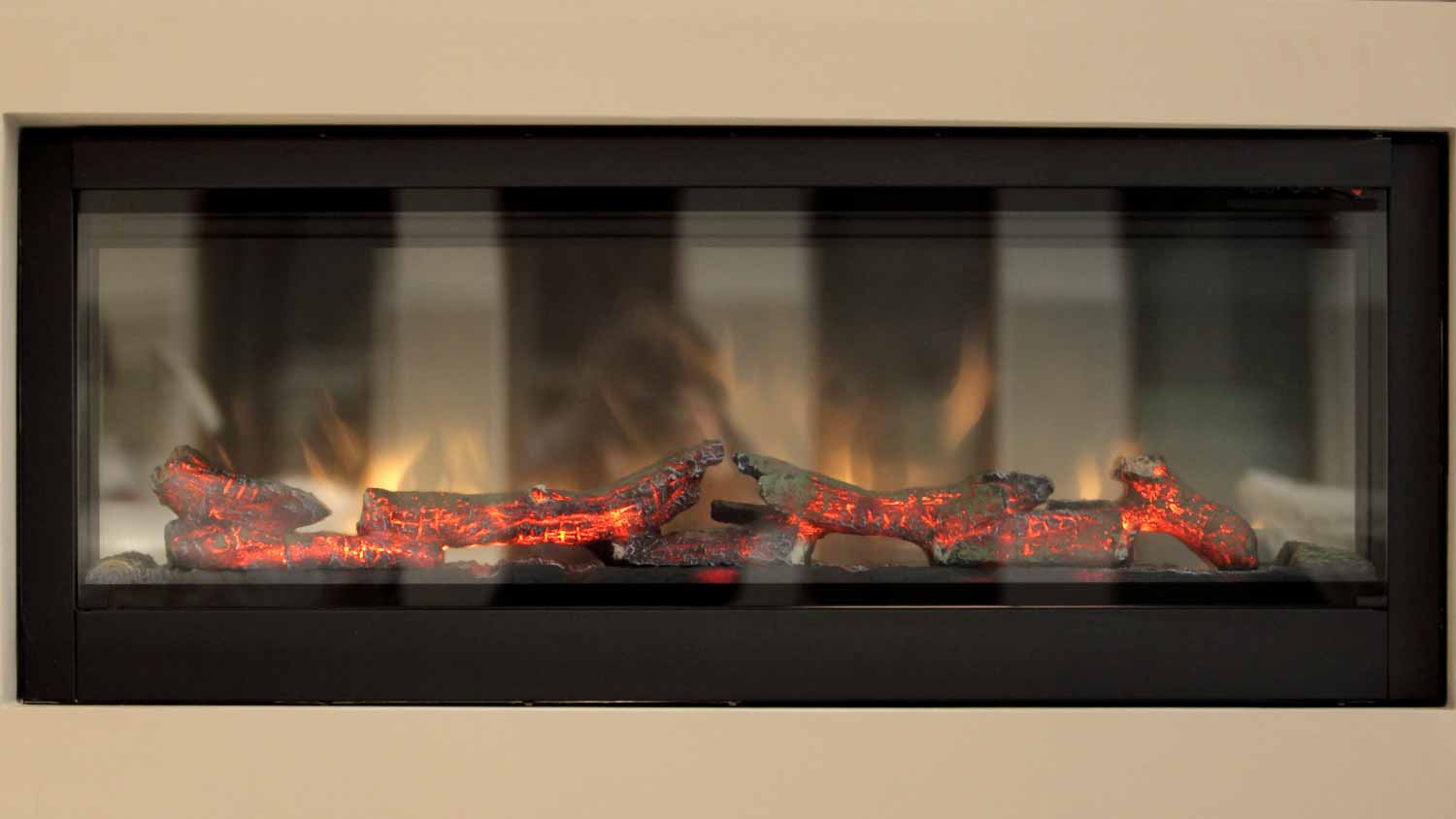 Electric artificial fireplace