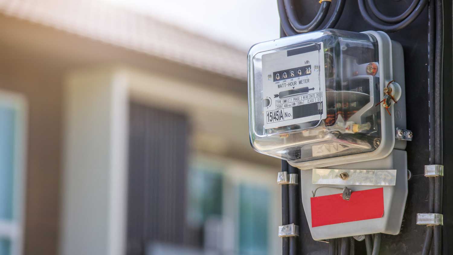 Electric box meter for residential use