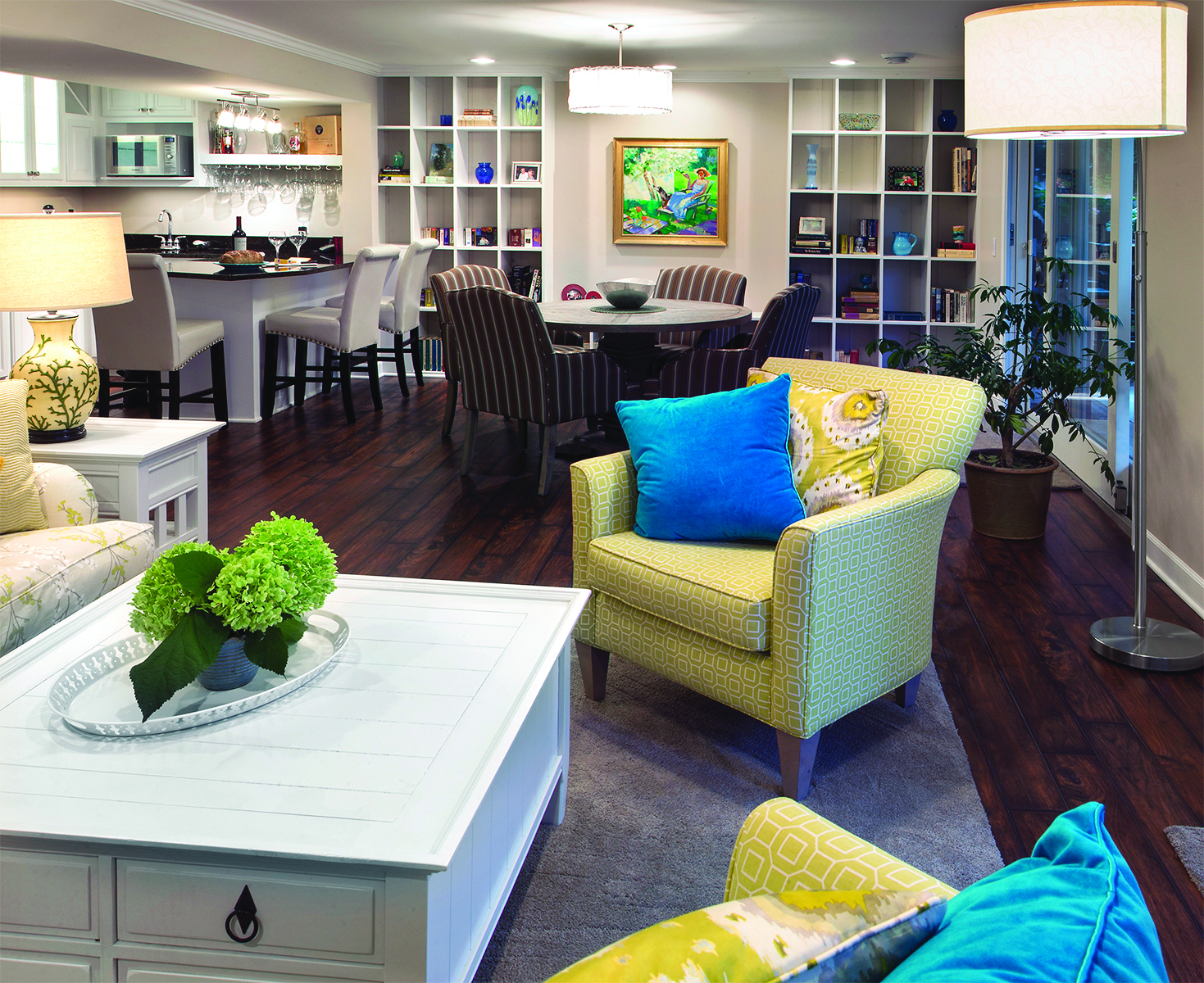 remodeled basement