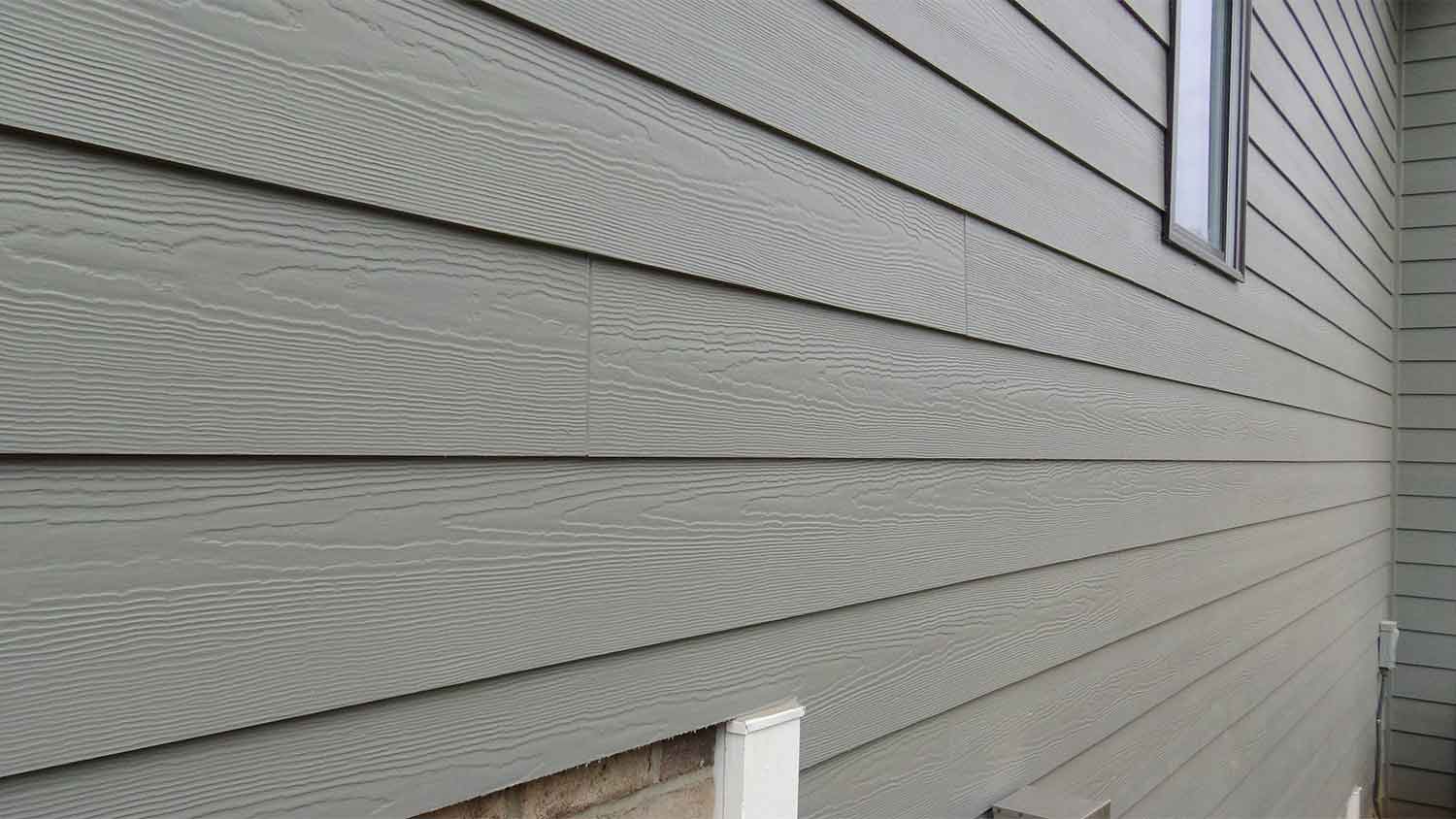 gray fiber cement siding