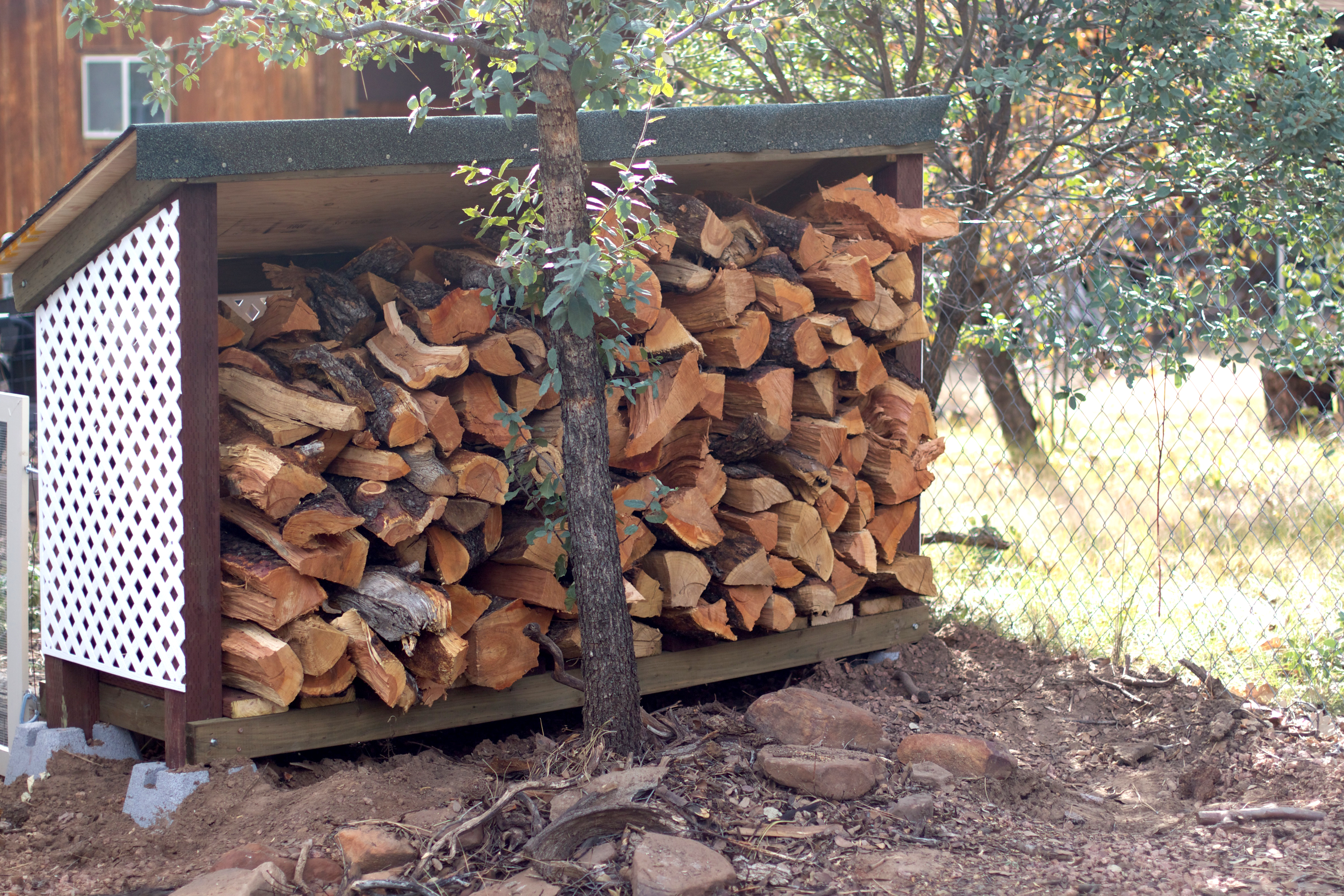 firewood shed