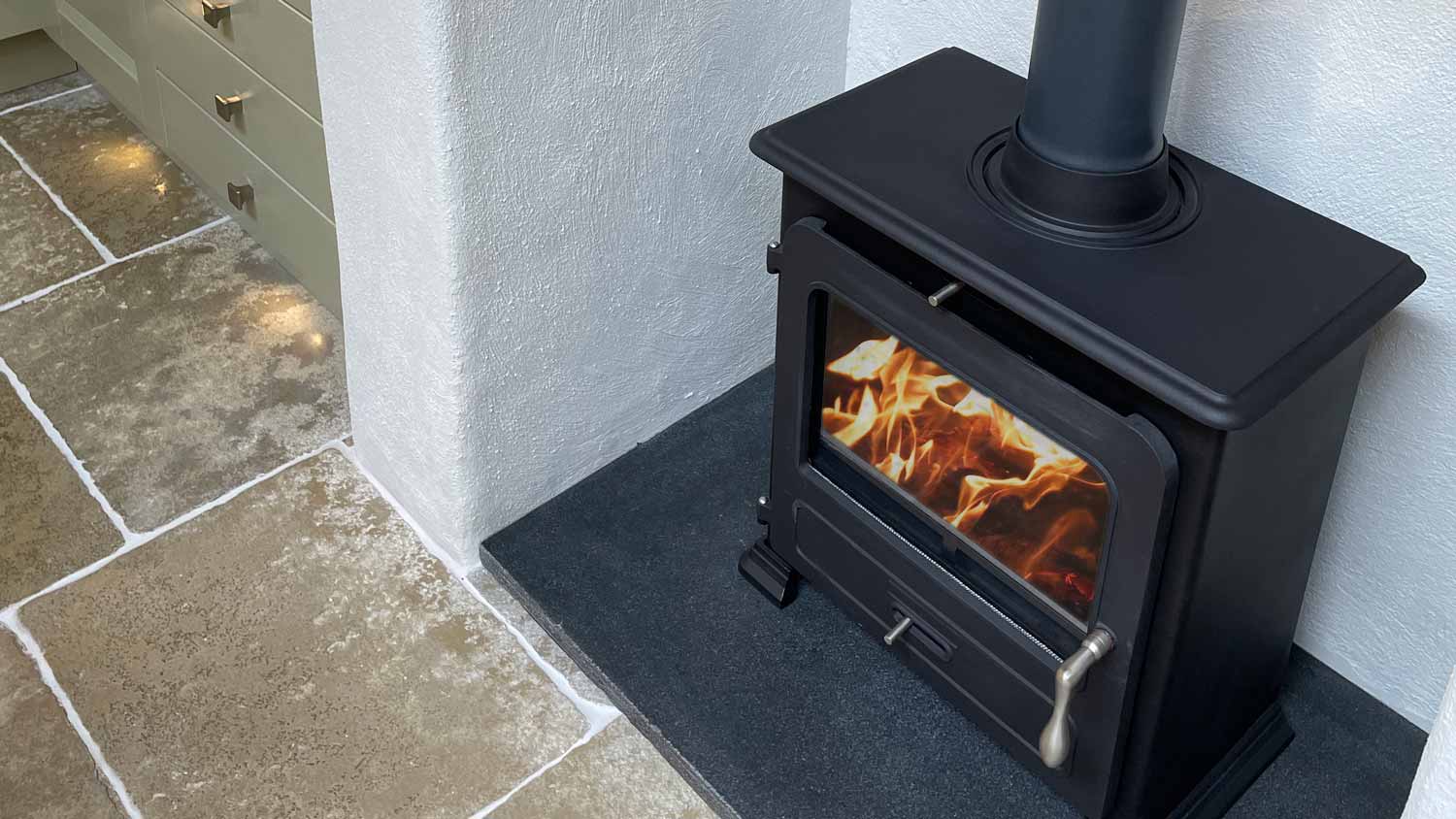 flue collar stove