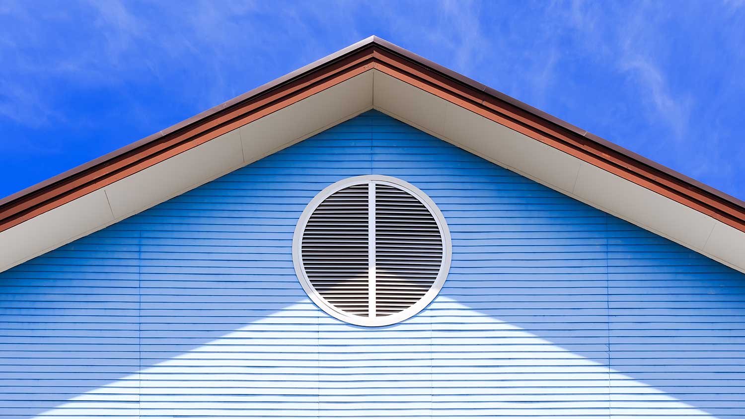 Detail of a gable roof vent