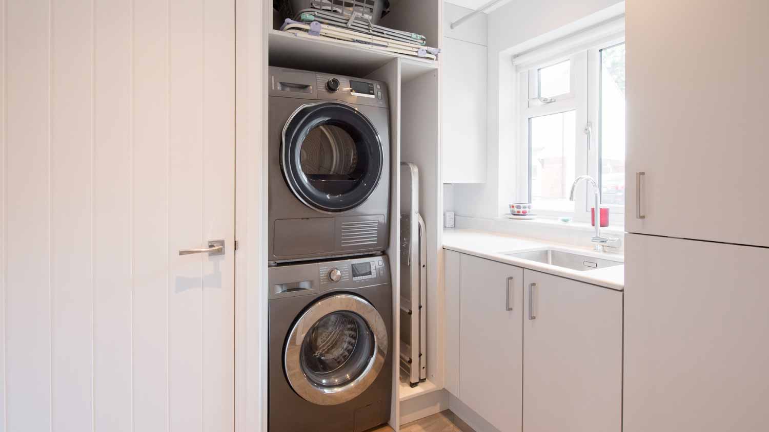A general view of a laundry room