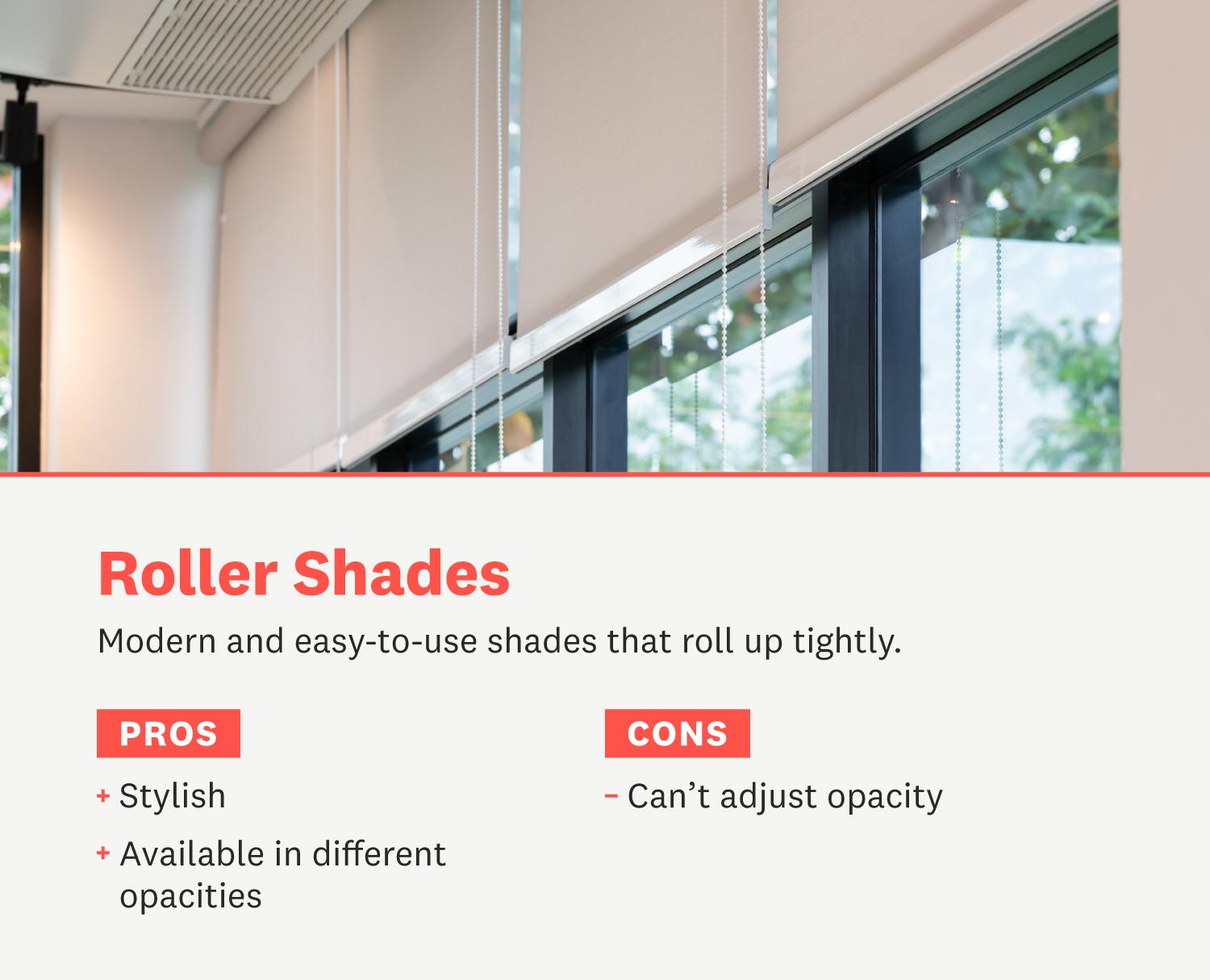 roller shades	