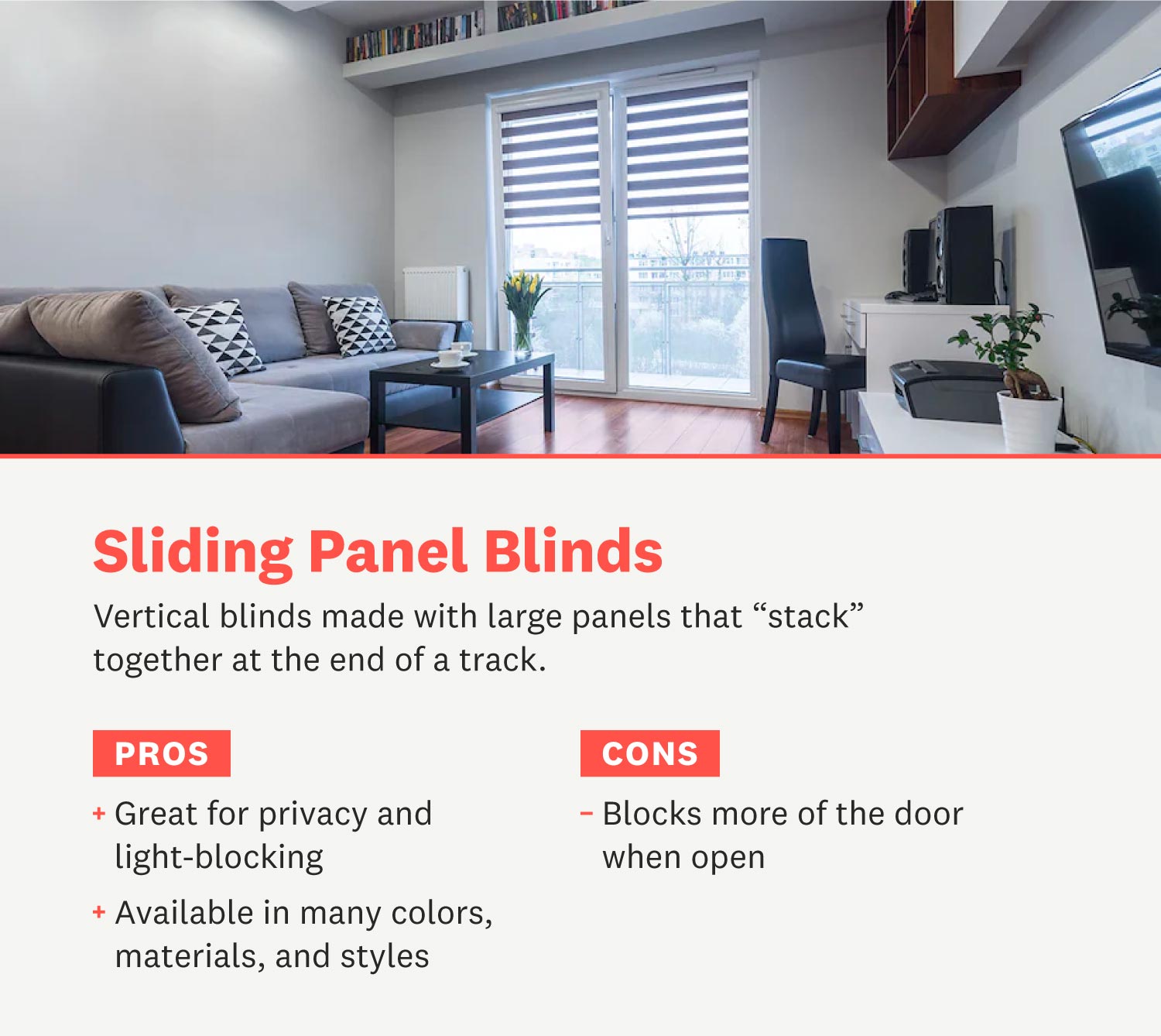 sliding panel blinds