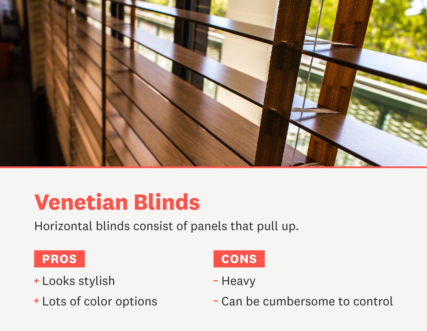 venetian blinds