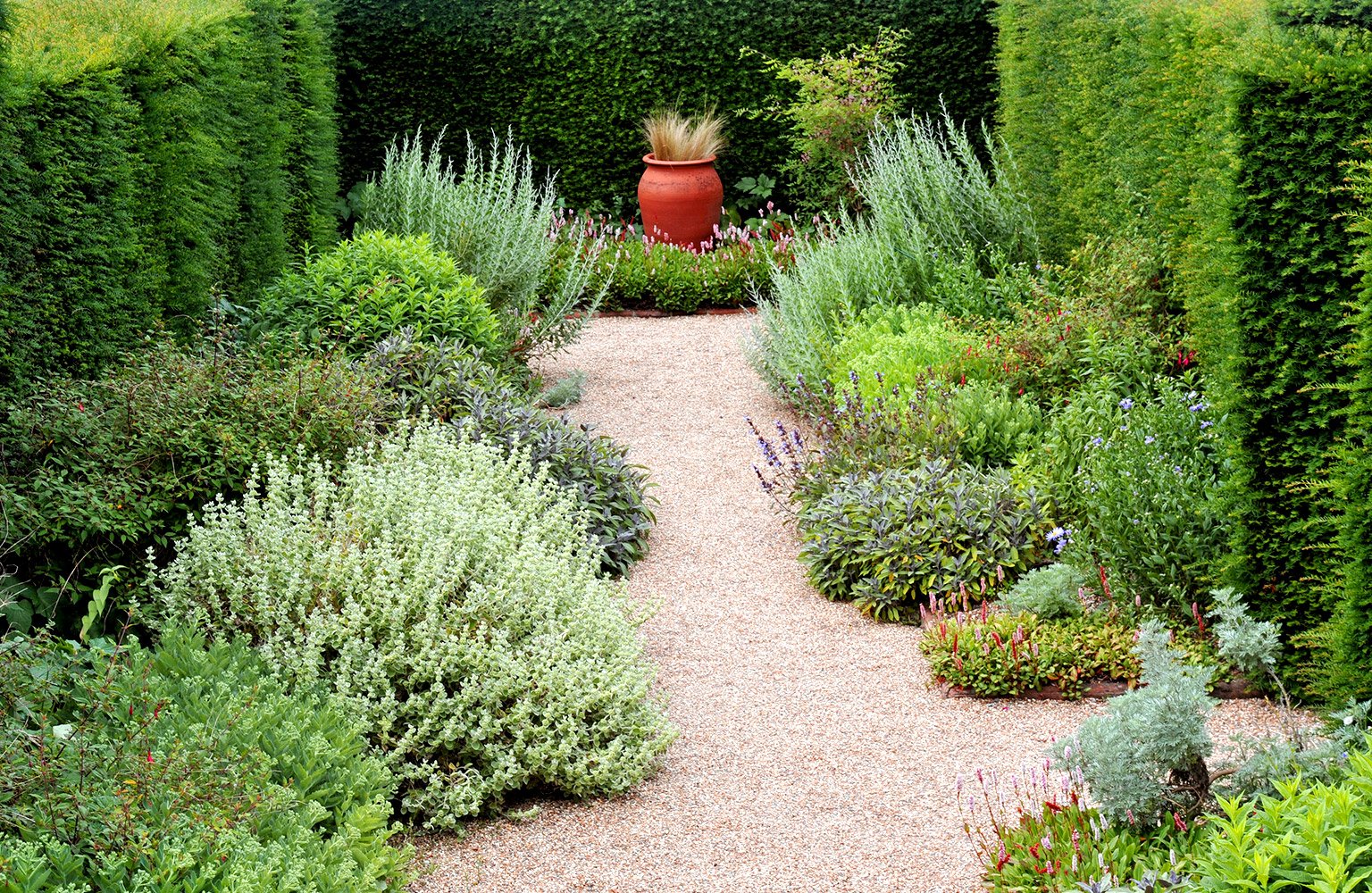 gravel walkway