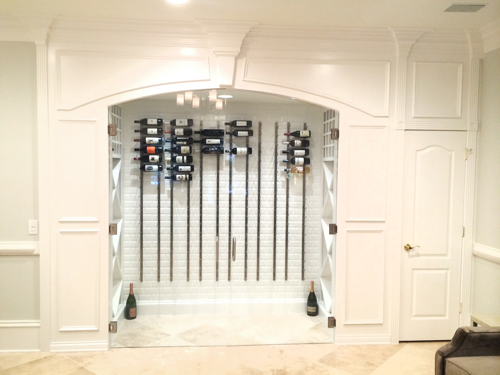 basement wine cellar