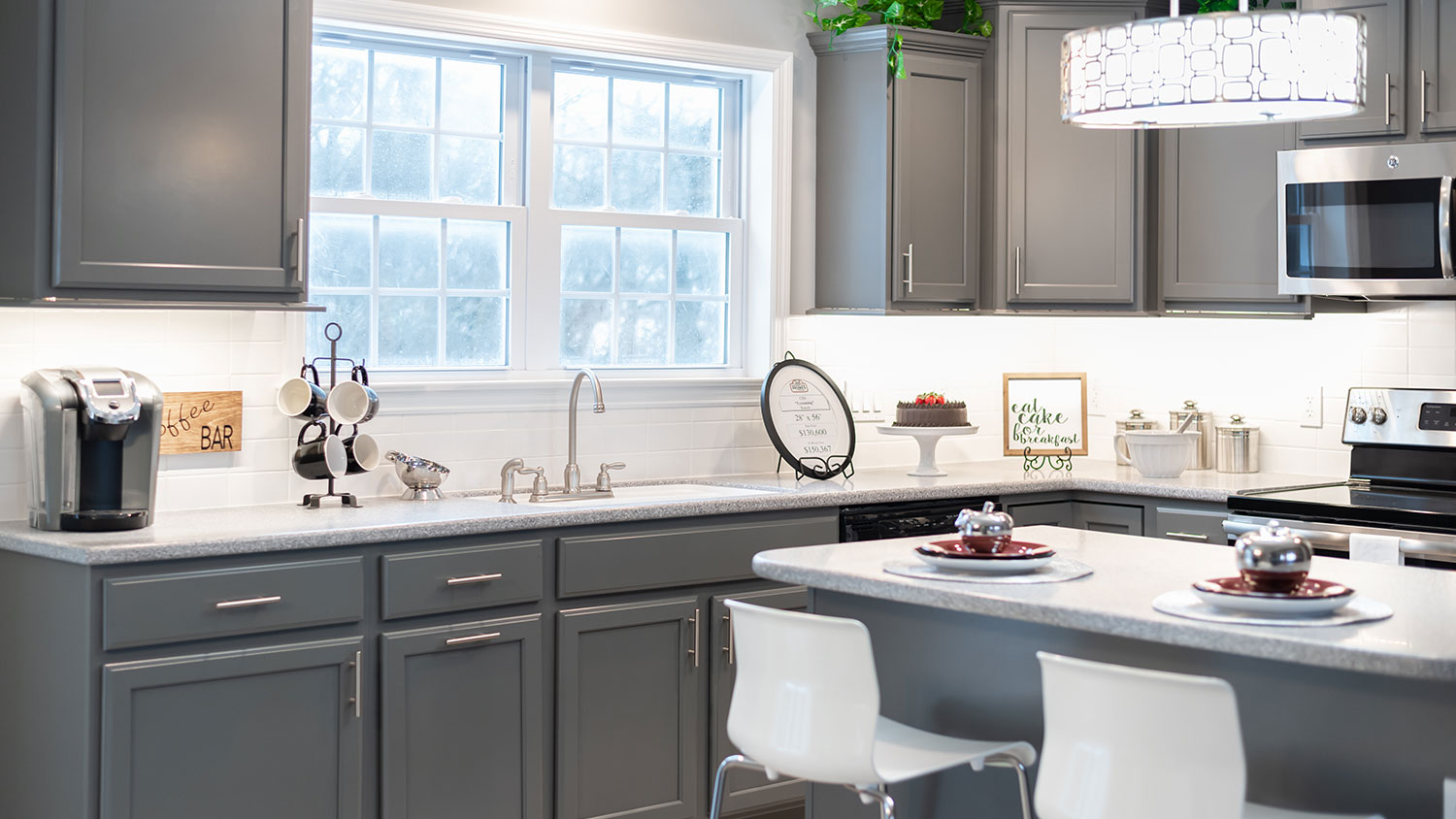 Modern grey kitchen