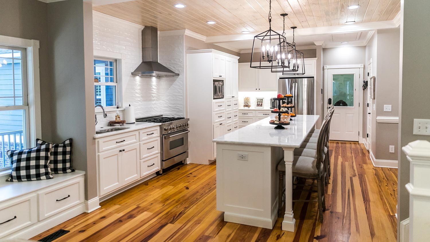 Hardwood in kitchen