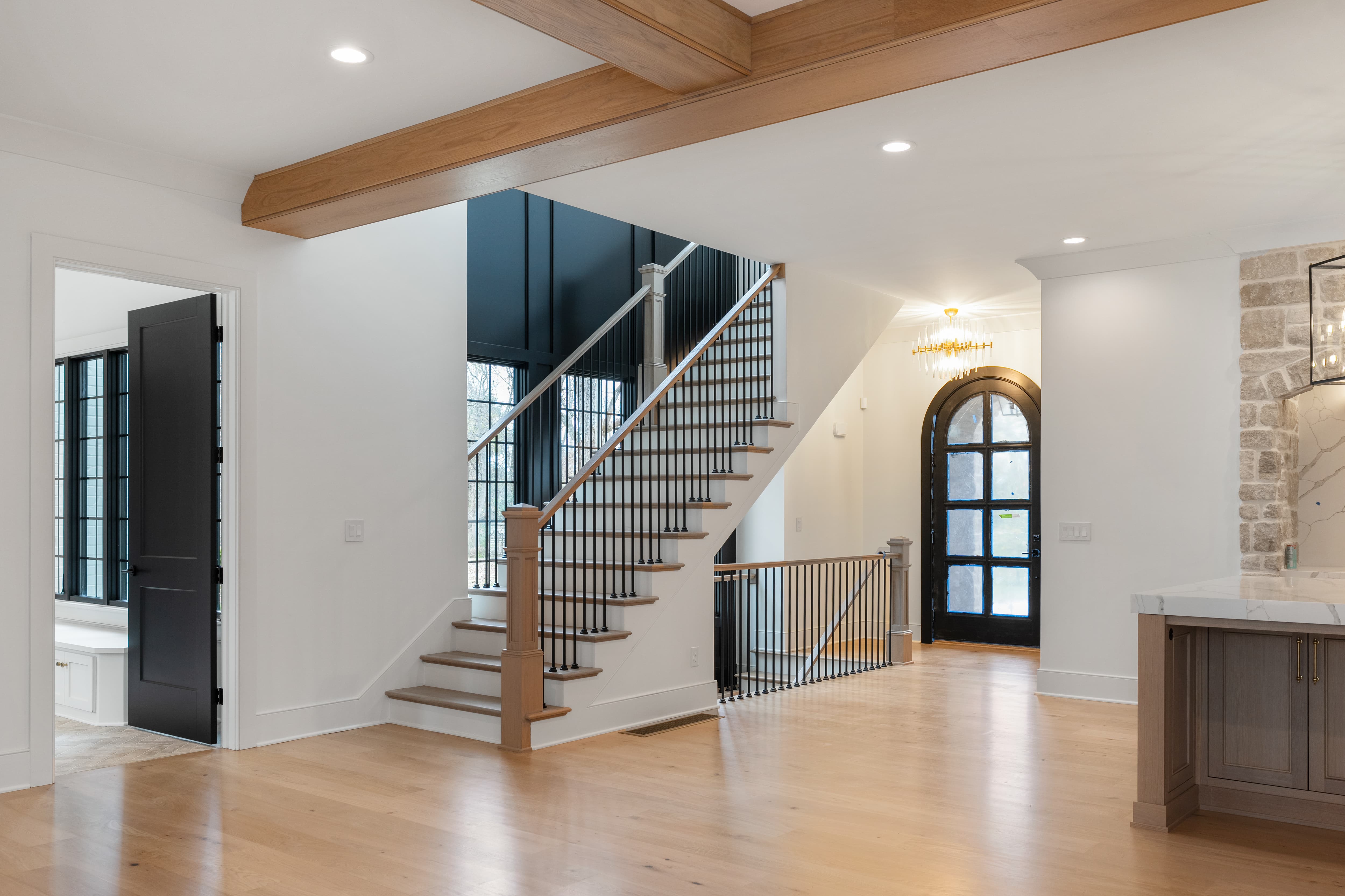 interior refinished stairs