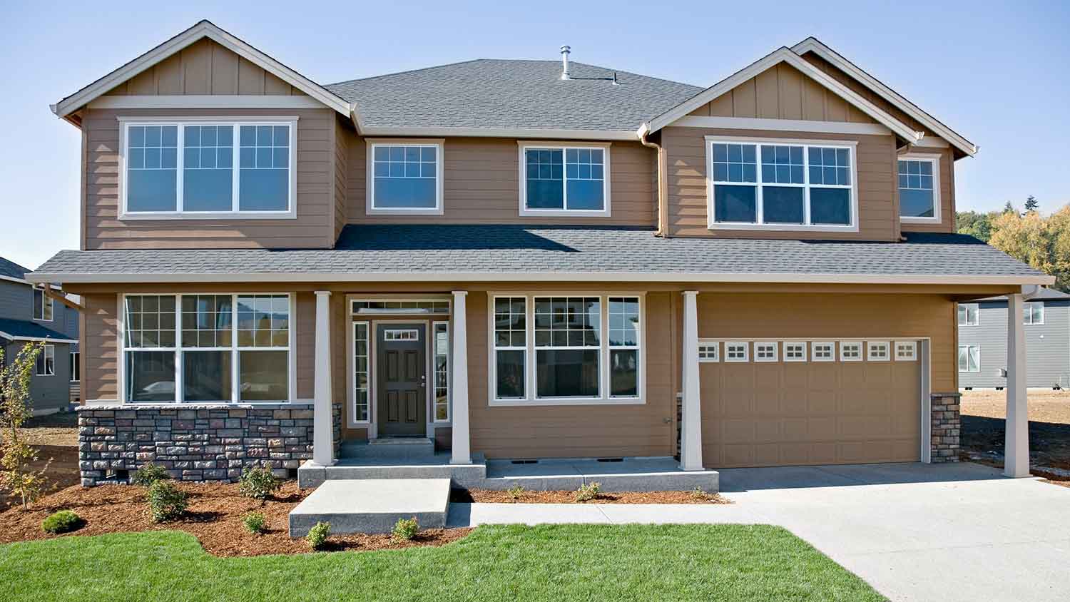 New windows installed in a house