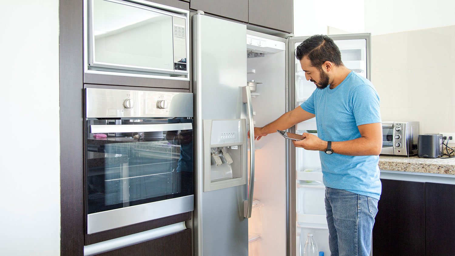 How to Frame a Refrigerator that is too Wide for Opening - DIY Tutorial