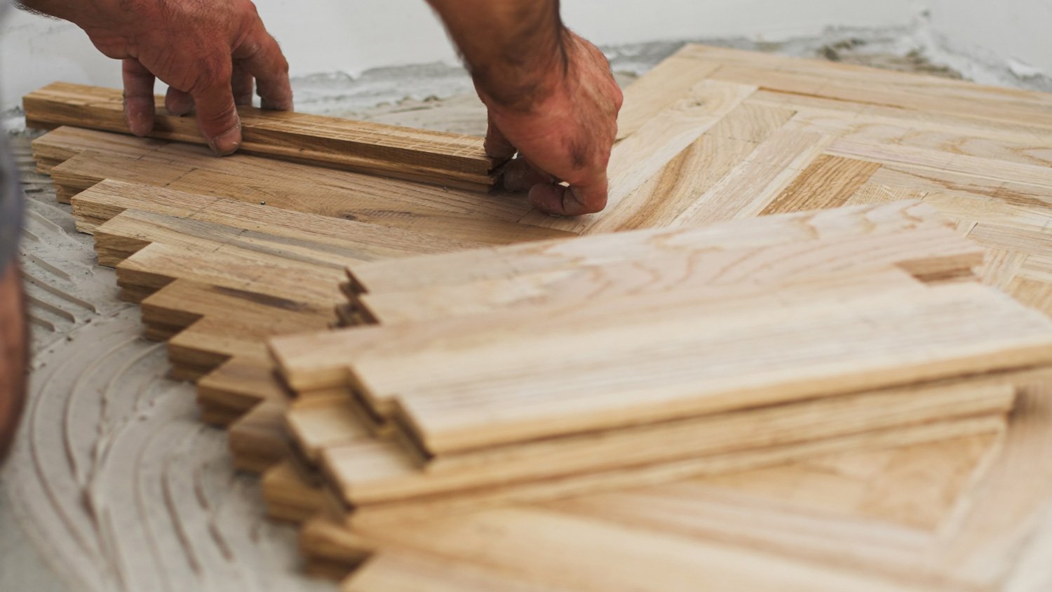 Parquet and carpenter concept
