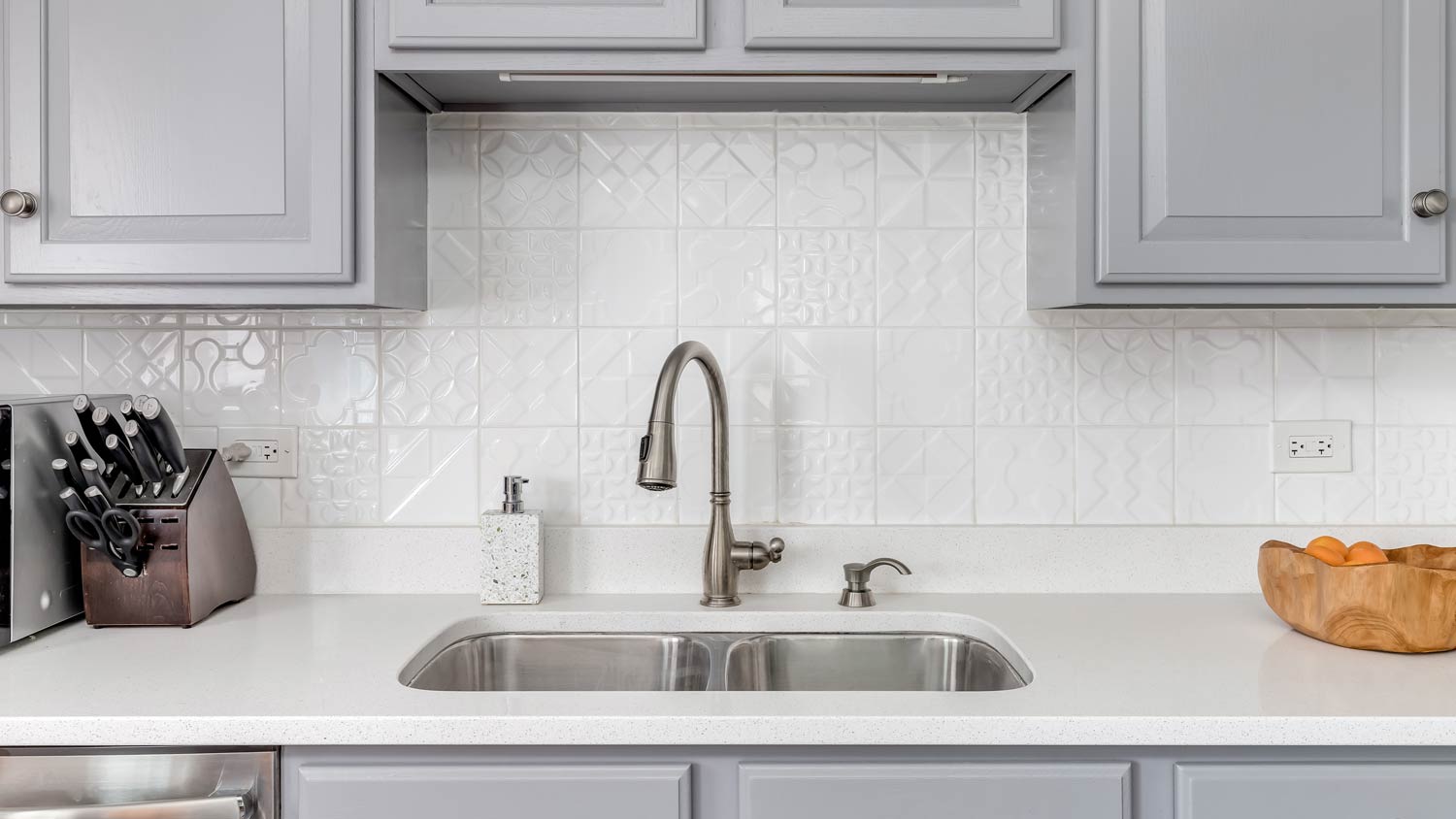 kitchen with stainless steel sink