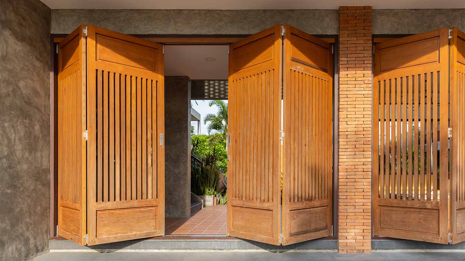 large bifold door panels