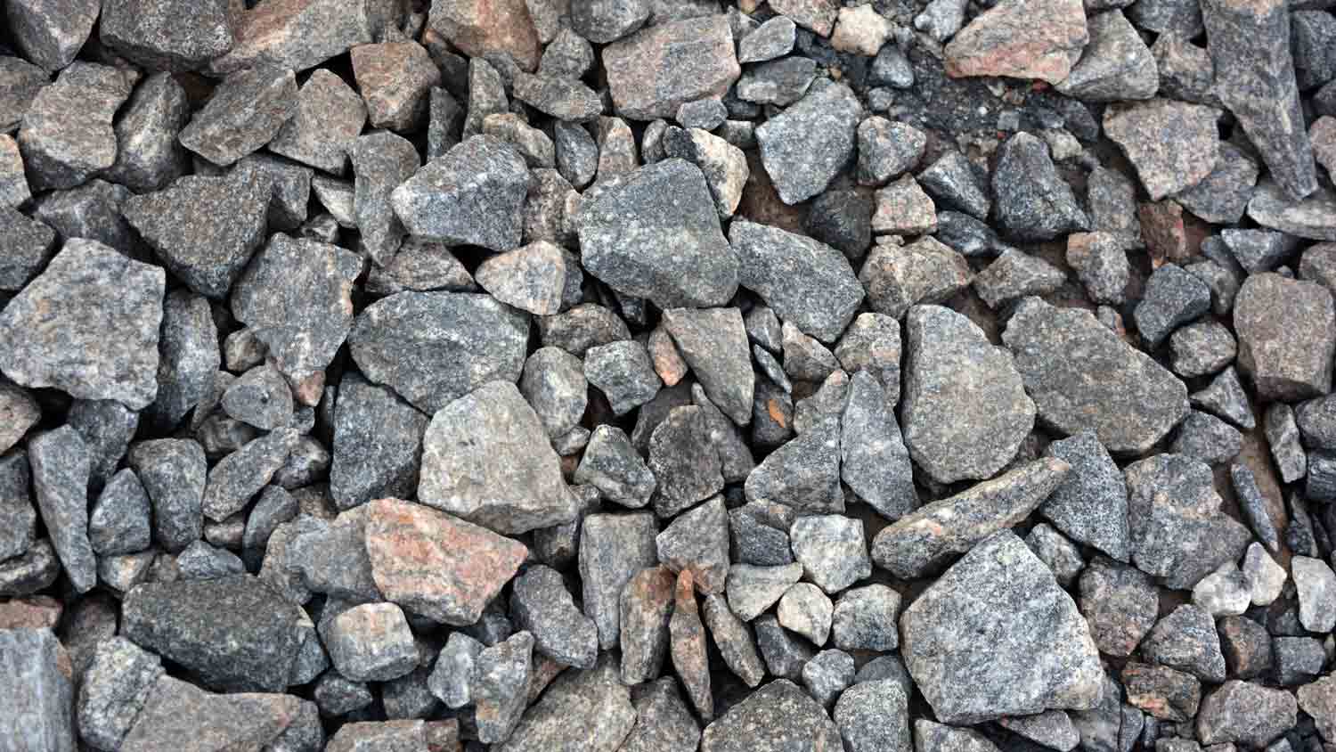 close up of large gravel