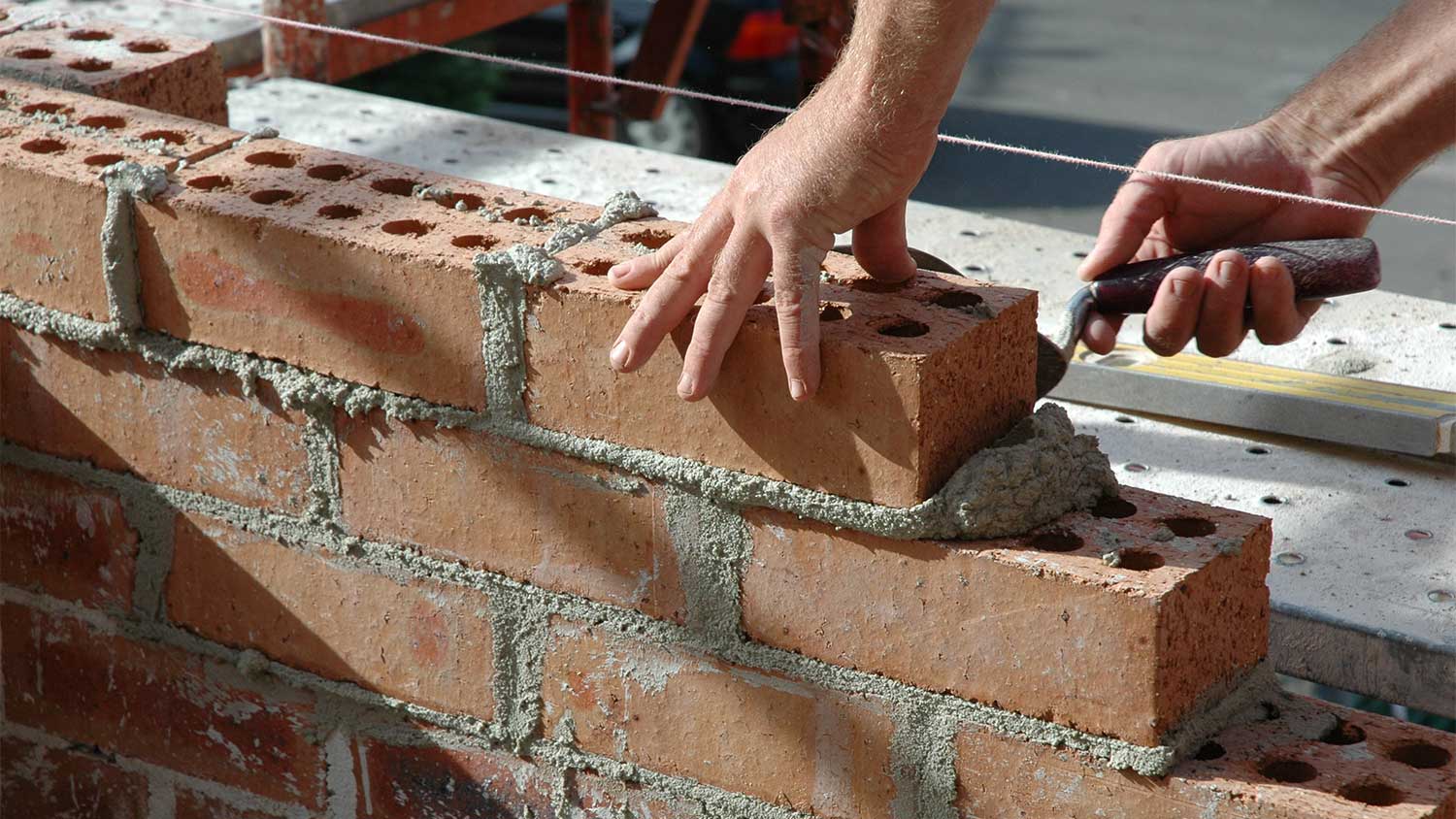 constructing a brick house