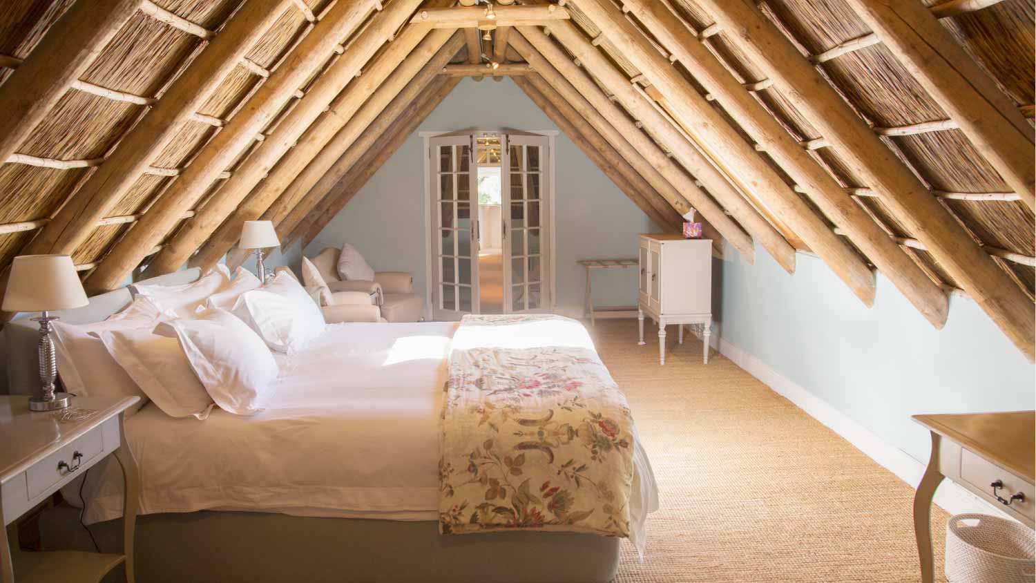 luxury attic bedroom