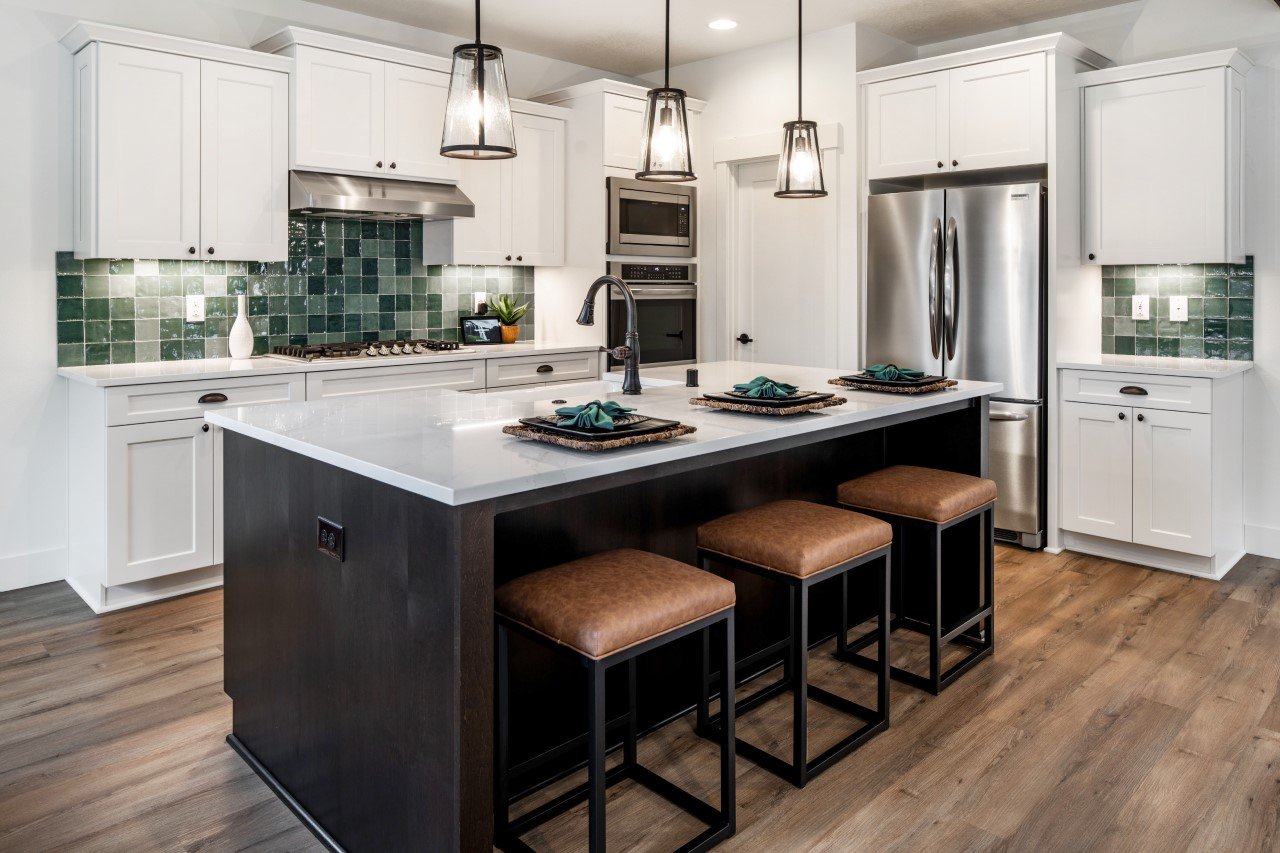 luxury kitchen with island 