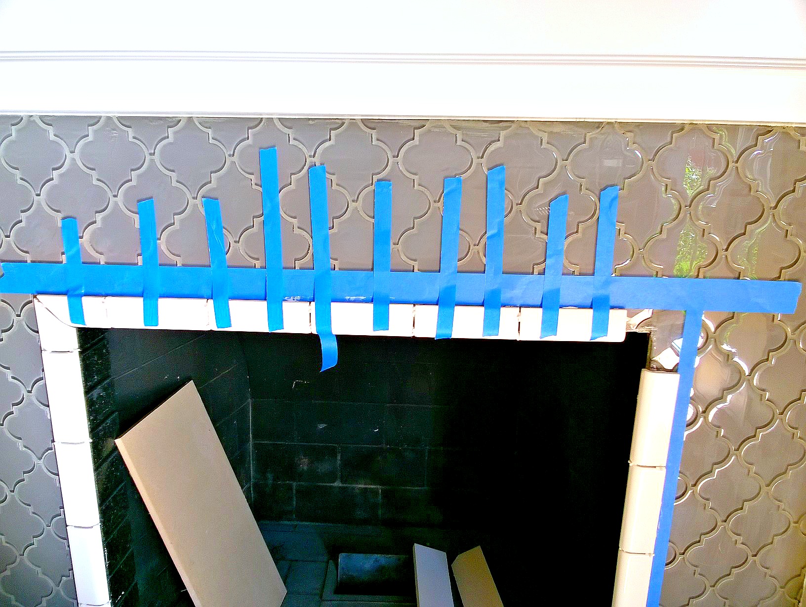 before and after fireplace makeover