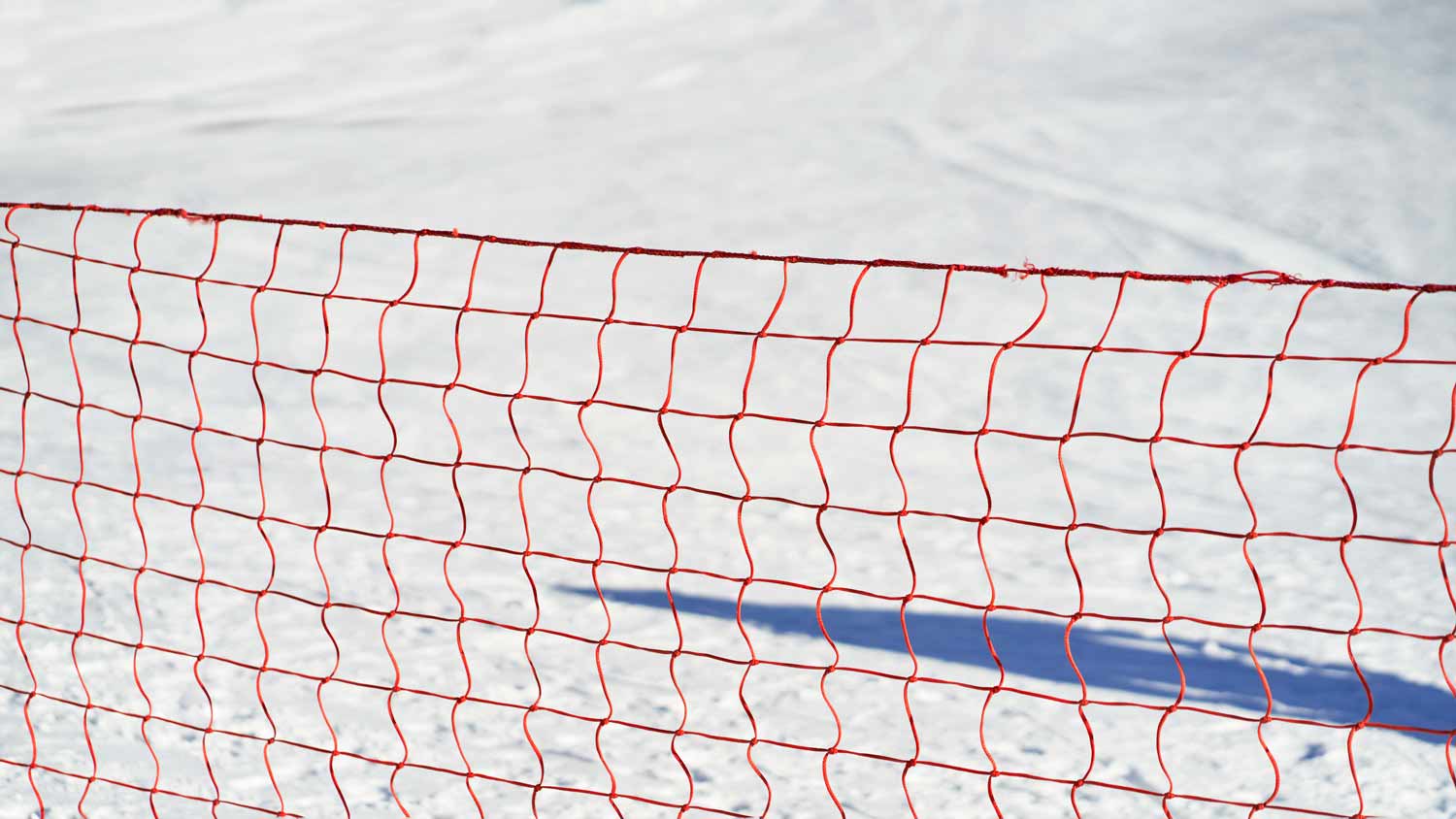 mesh orange fence