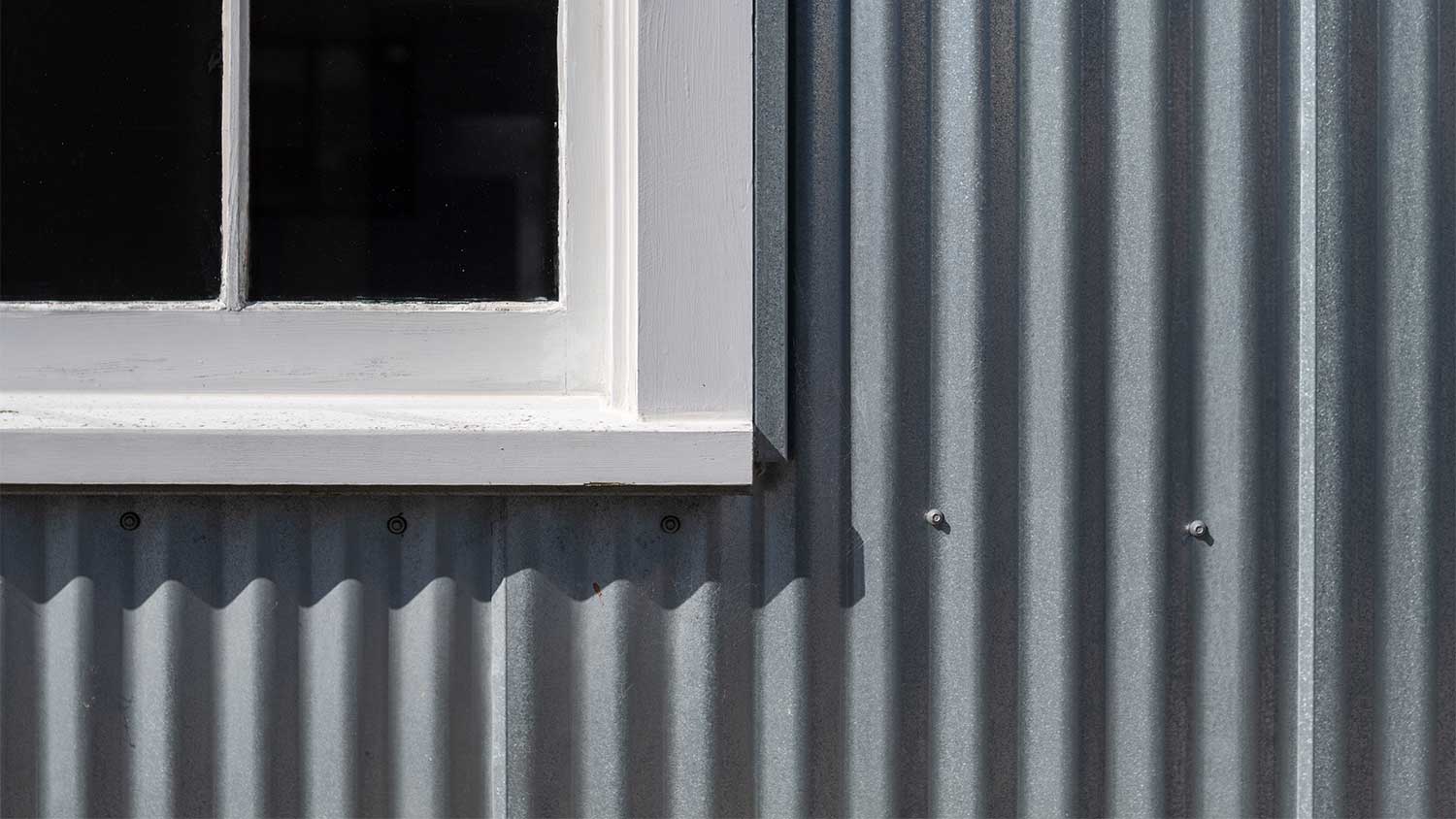 metal siding of home