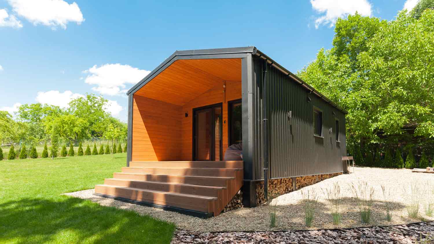 modular home on land